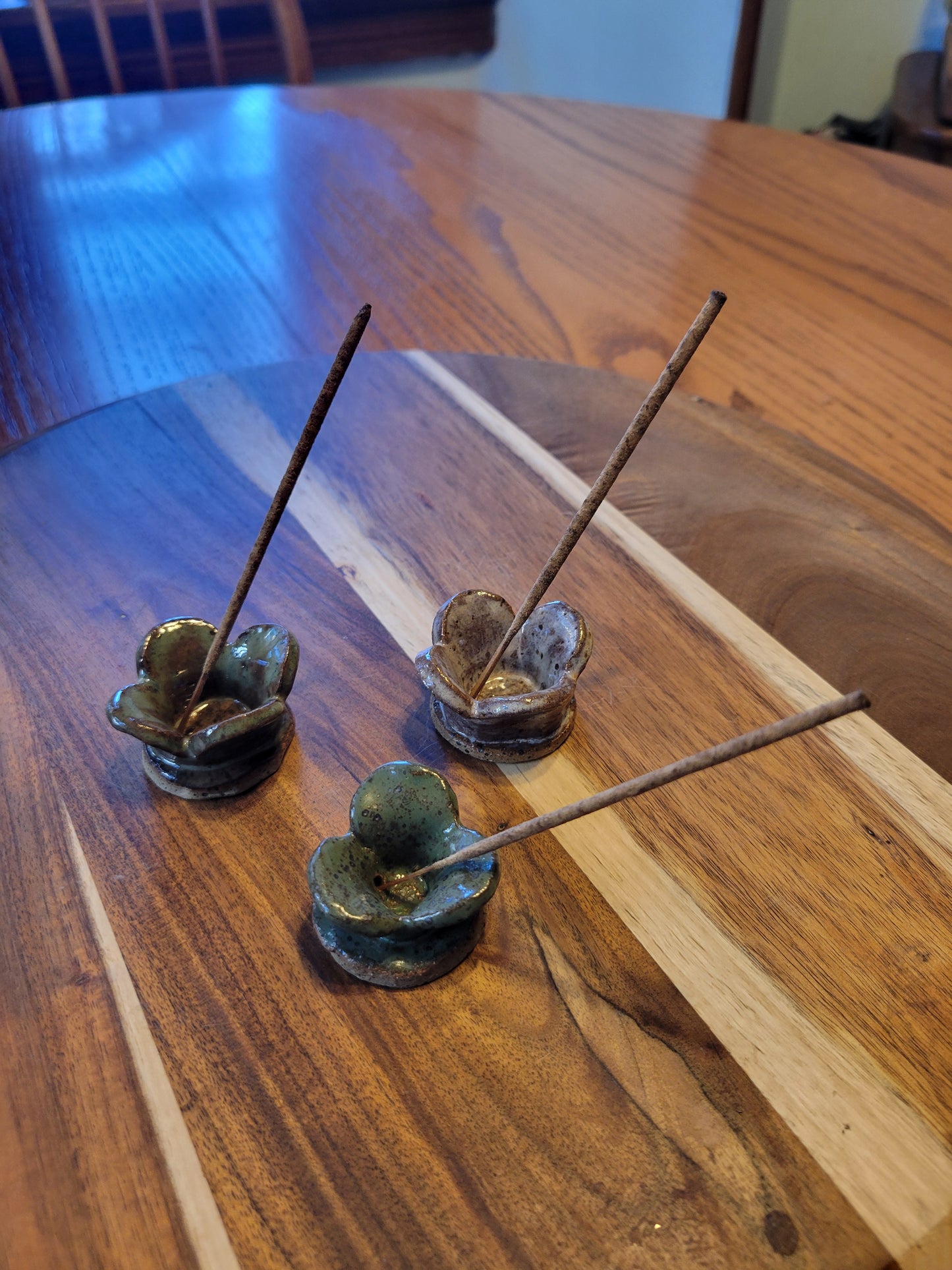 INCENSE BURNERS - FLORAL TRIO