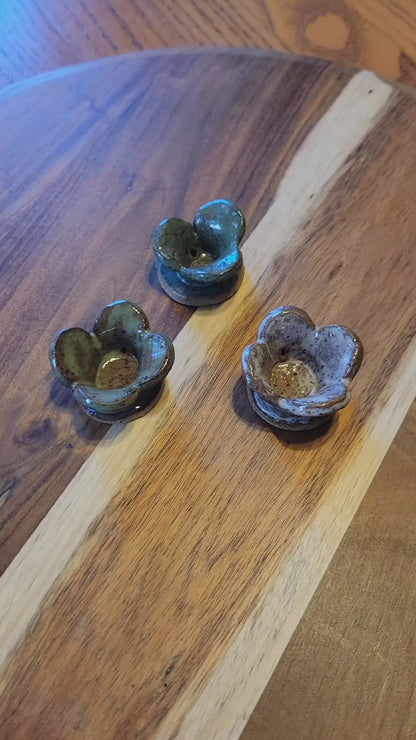 INCENSE BURNERS - FLORAL TRIO